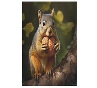 Écureuil Puzzle en Bois 1000 Pièces pour Adultes Et Enfants, Puzzles Impossible, Jeu De Patience Coloré, À Partir De 12 Ans 78×53cm