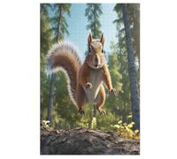 Écureuil Puzzles Adulte 1000 Pieces Cadeau Famille Puzzle Classique 3D EnfFourmisJouet en Bois Cadeau Unique 78×53cm