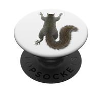 Écureuil réaliste Amusant accroché à l'humour des Amoureux des Animaux PopSockets PopGrip Adhésif