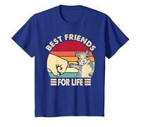 Écureuil rétro Vintage Best Friend for Life T-Shirt, Enfant, Bleu Royal, 10 Ans