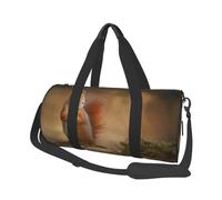 Écureuil Roux Animal Mignon Sciurus, Sac de Voyage de Grande capacité, Sac à Main Rond, Sac de Voyage de Sport, fourre-Tout, Sac de Fitness