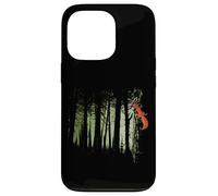 Ecureuil Roux dans la forêt crépusculaire Coque pour iPhone 13 Pro