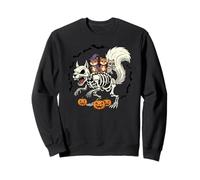Écureuil Squelette Momie sorcière Halloween Enfants Hommes Femmes Sweatshirt