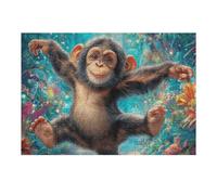 Écureuil terrestre forêt Puzzle 300 Pièces pour Adultes Vision Famille Educa Créatif Cadeau Unique Décoration Moderne Relaxation Artistique 300 PCS