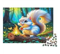 écureuilPuzzle De 1000 Pièces pour Adultes Jeux Familiaux mignonDécorations Intérieures Difficiles Idée De Cadeau Géniale70x50cm/1000pcs