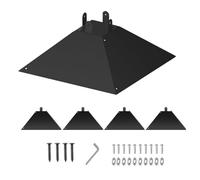 Écureuils Baffer Écureuil Proof Mangeoires pour oiseaux Enrouleur autour des écureuils Baffle Écureuils Garde pour les marchands d'oiseaux Barre