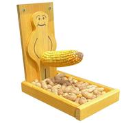 Écureuils Corn COB Feeder from Man Squirrels Wood Squirrels Fondage pour la décoration de Jardin de Jardin créative extérieure.