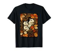 Écureuils d'automne avec Feuilles d'automne Mignons Animaux de la forêt T-Shirt
