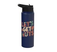 Écureuils drôles Laissons devenir fous Stainless Steel Insulated Water Bottle