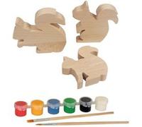 Ecureuils en bois a peindre - Egmont Toys Orange G