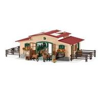 Ecurie avec chevaux - 42195 - Gamme Farm World G