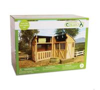 Collecta Écurie pour figurines chevaux – Playset avec accessoires