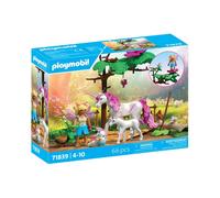 Playmobil Jeu Écurie Licorne pour Maman et son Poulain avec accessoires et figurines dès 4 ans 71839