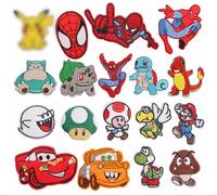 Ecusson a Coudre Enfant, 18 Pièces Patch Vetement, Sticker Vetement Thermocollant, Autocollant Thermocollant Vetement, Piece Thermocollante, pour Vestes Jeans Sacs