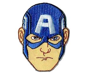 Ecusson - Avengers Les Vengeurs 'Captain America 3' - bleu - 6,5 x 5 cm - by Marvel© patches brode appliques embroidery thermocollant