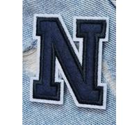 Écusson Brodé 2pc lettre Patch fer sur vêtements patchs bricolage nom veste sac à dos Alphabet Applique 5.5cm(N)