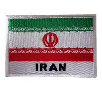 Écusson brodé à coudre ou à repasser avec le drapeau de l'Iran