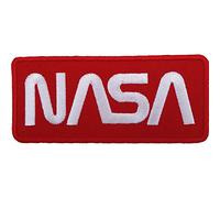 Écusson brodé à coudre ou à repasser de la NASA pour déguisement d'astronaute - ELLU - 1 pièce - Rectangulaire - Patch de déguisement - Patch - patch - Espace - Rétro