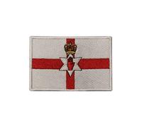 Écusson brodé à coudre ou à repasser Motif drapeau de l'Irlande du Nord