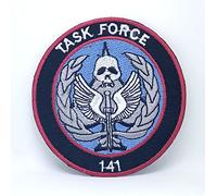 Écusson brodé à coudre ou à repasser Task Force 141 Call of Duty