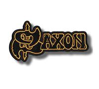 Écusson brodé à repasser avec inscription « Saxon »