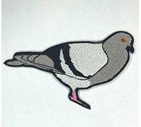 Écusson brodé à repasser ou à coudre Motif oiseau pigeon