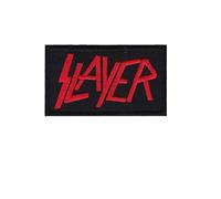 Écusson brodé à repasser Slayer Red Thrash en métal