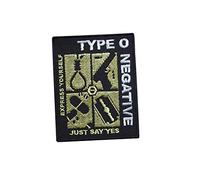 Écusson brodé à repasser Type O négatif, Doom Metal, A Pale Horse Named Death, Gothic, Love Me to Woods of Ypres, Moonspell, Paradise Lost, Tiamat-2