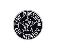 Écusson brodé à thermocoller avec le groupe de rock « The Sisters of Mercy »