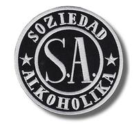 Écusson brodé à thermocoller avec un groupe de musique