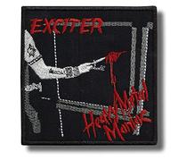 Écusson brodé à thermocoller Motif Maniac Exciter Heavy Metal