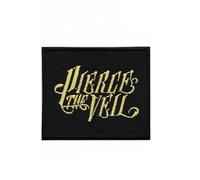 Écusson brodé à thermocoller ou à repasser avec inscription « Pierce The Veil Post Hardcore Band »