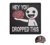 Écusson Brodé Amusant avec Fixation Patch Tactique à Scratch Réutilisable pour Sac à Dos, Veste, Jean, Casquette, Gilet ou Uniforme Style Humoristique et Original