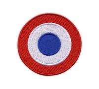 Écusson brodé Armée de l'Air Française - Cocarde - À coudre - Emblème
