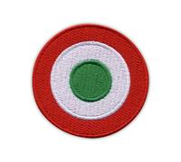Écusson brodé Armée de l'Air Italienne - Aeronautico Militare - Cocarde - À coudre - Écusson brodé