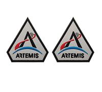 Écusson brodé Artemis 1 lune fusée spatiale exploration spatiale Mission Applique Applique brodée Funny Appliqué Appliqué Patch Tactique Militaire Moral Combat Brassard Badges