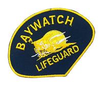 Écusson brodé Baywatch Lifeguard, Life Guard à thermocoller ou à coudre
