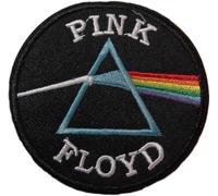 Écusson brodé classique Pink Rock Band Floyd Music Dark Side of Moon 7,6 cm de haut