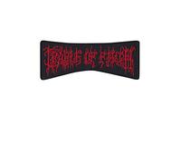 Écusson brodé Cradle of Filth en métal rouge - Accessoire souvenir