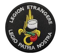 Écusson brodé de l'armée - Légion française - 8 x 8 cm