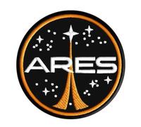 Écusson brodé de mission du programme Ares de la NASA (8,9 cm) - Écusson thermocollant ou à coudre - Motif astronaute - Costume spatial - Souvenir - Emblème - Emblème - Bricolage - Cadeau