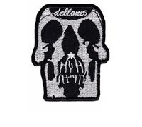 Écusson brodé Deftones Skull Patch thermocollant Accessoire