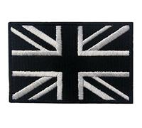 Écusson brodé drapeau anglais anglais avec crochet et boucle