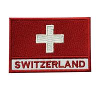 Écusson brodé drapeau de la Suisse - Écusson thermocollant ou à coudre