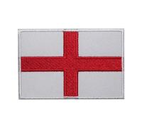 Écusson brodé drapeau de l'Angleterre à coudre ou à thermocoller pour vêtements, etc