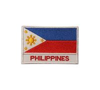 Écusson brodé drapeau des Philippines - Patch thermocollant ou à coudre