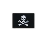 Écusson brodé drapeau des pirates Jolly Roger à coudre