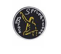 Écusson brodé en tissu motif musique thermocollant taille standard 1 patch