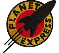 Écusson brodé Futurama Planet Express thermocollant ou à coudre pour t-shirt, sac, jeans