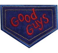 Écusson brodé Good Guys (9 cm) à coudre ou à repasser - Pour enfants - Pour jouer au film d'horreur - Souvenir de monstre Chucky - Costume de poupée
